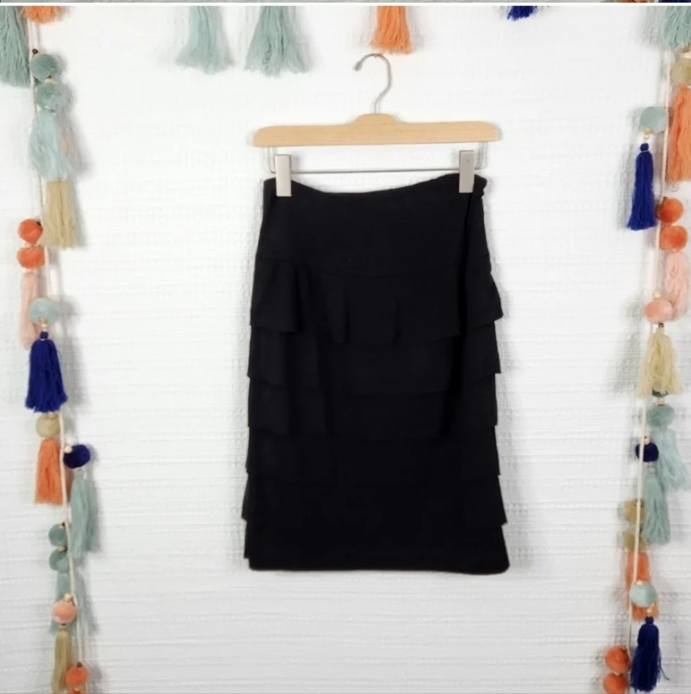 Lida Baday Tiered Stretch Skirt